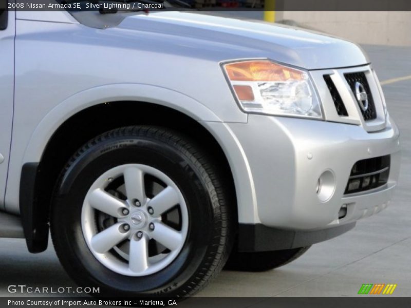 Silver Lightning / Charcoal 2008 Nissan Armada SE