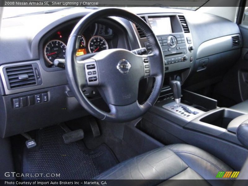 Silver Lightning / Charcoal 2008 Nissan Armada SE