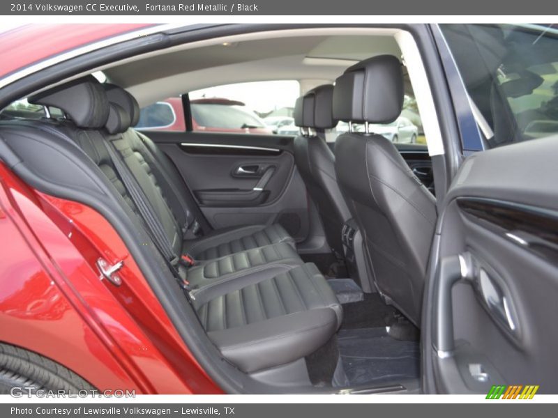 Fortana Red Metallic / Black 2014 Volkswagen CC Executive