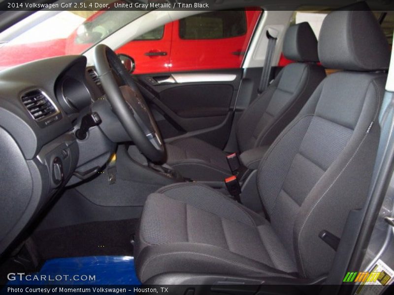 Front Seat of 2014 Golf 2.5L 4 Door