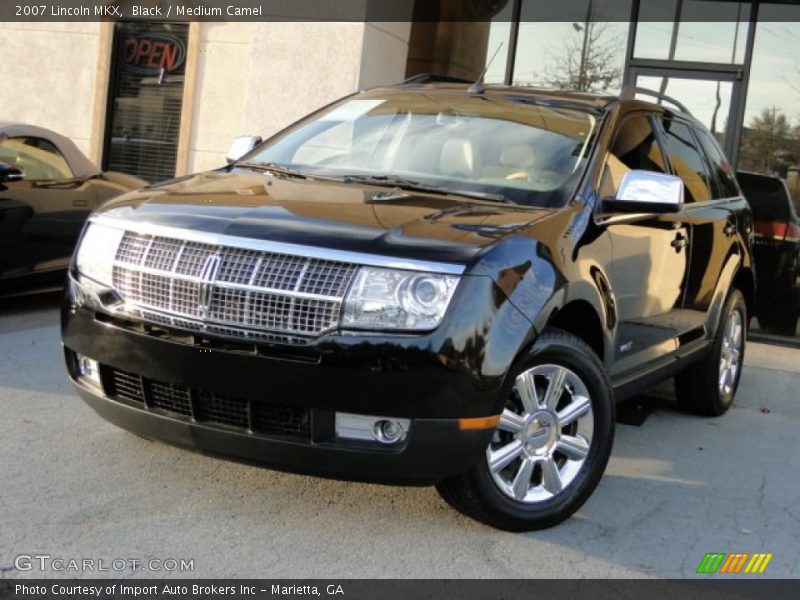 Black / Medium Camel 2007 Lincoln MKX