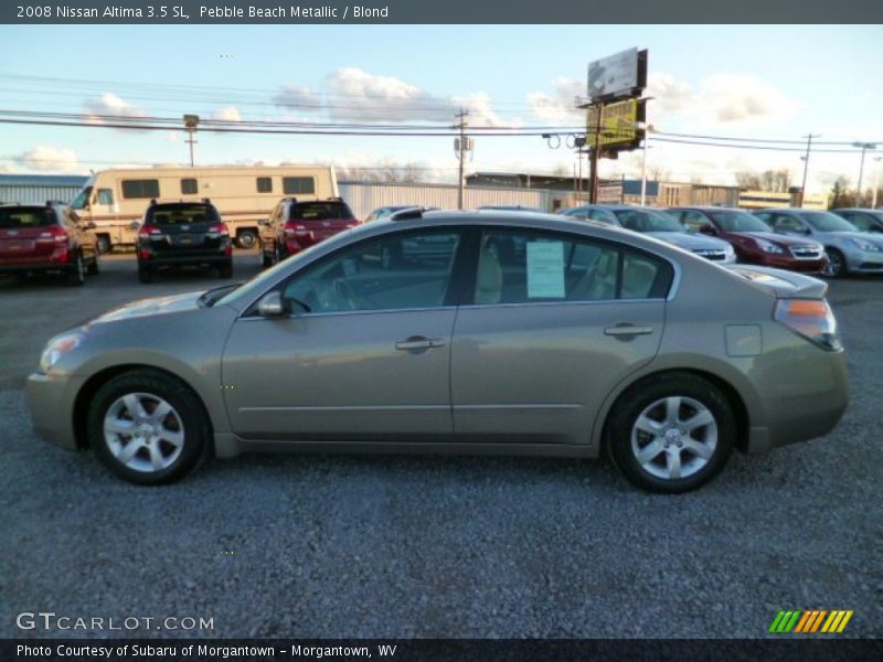 Pebble Beach Metallic / Blond 2008 Nissan Altima 3.5 SL
