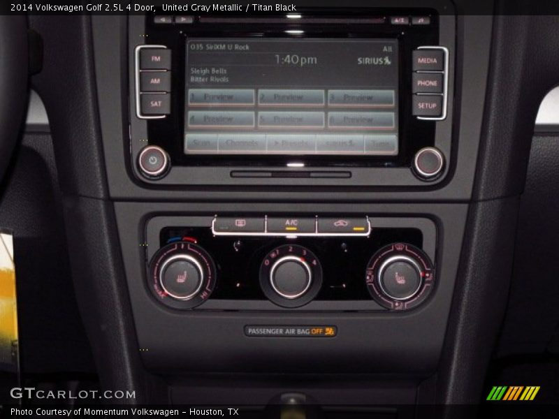United Gray Metallic / Titan Black 2014 Volkswagen Golf 2.5L 4 Door