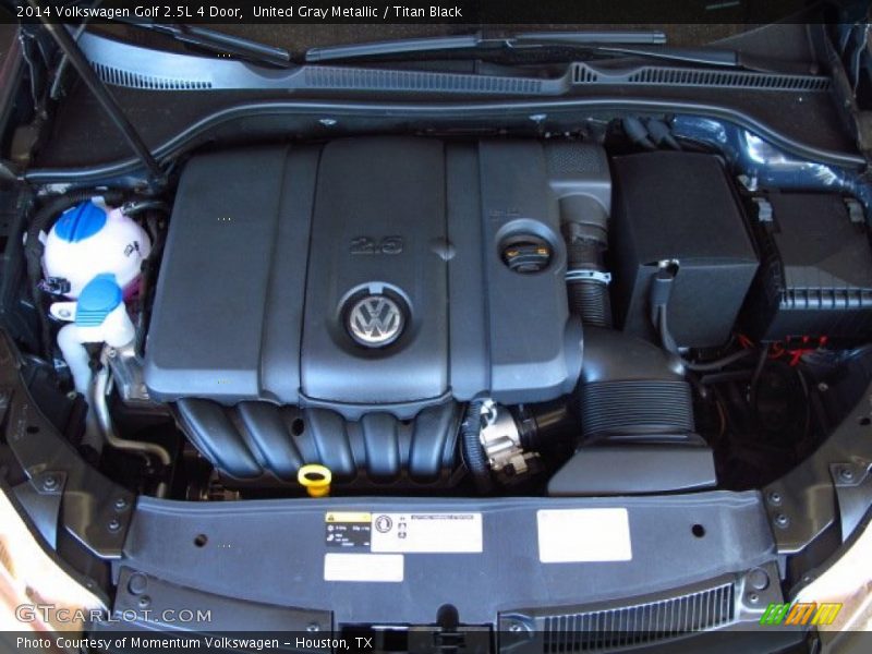  2014 Golf 2.5L 4 Door Engine - 2.5 Liter DOHC 20-Valve VVT 5 Cylinder