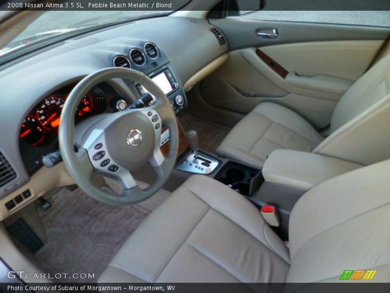 Pebble Beach Metallic / Blond 2008 Nissan Altima 3.5 SL