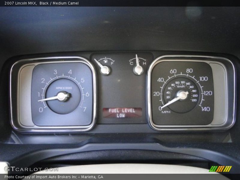 Black / Medium Camel 2007 Lincoln MKX
