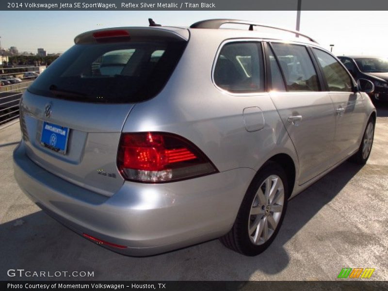 Reflex Silver Metallic / Titan Black 2014 Volkswagen Jetta SE SportWagen