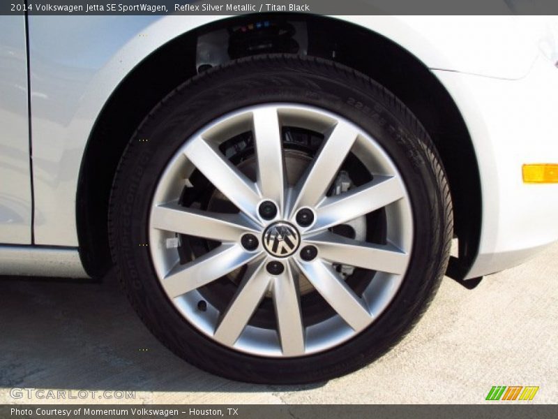Reflex Silver Metallic / Titan Black 2014 Volkswagen Jetta SE SportWagen