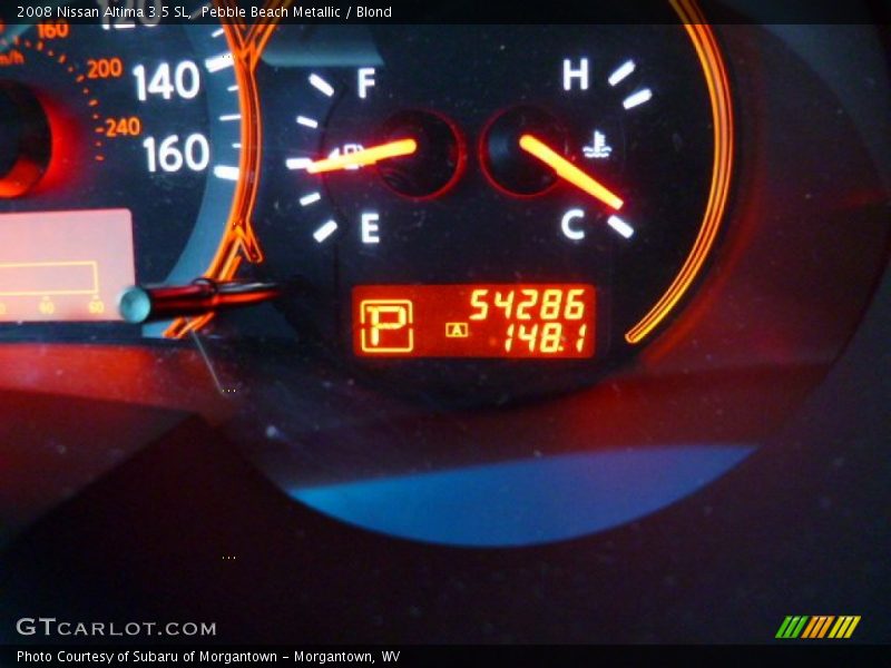 Pebble Beach Metallic / Blond 2008 Nissan Altima 3.5 SL