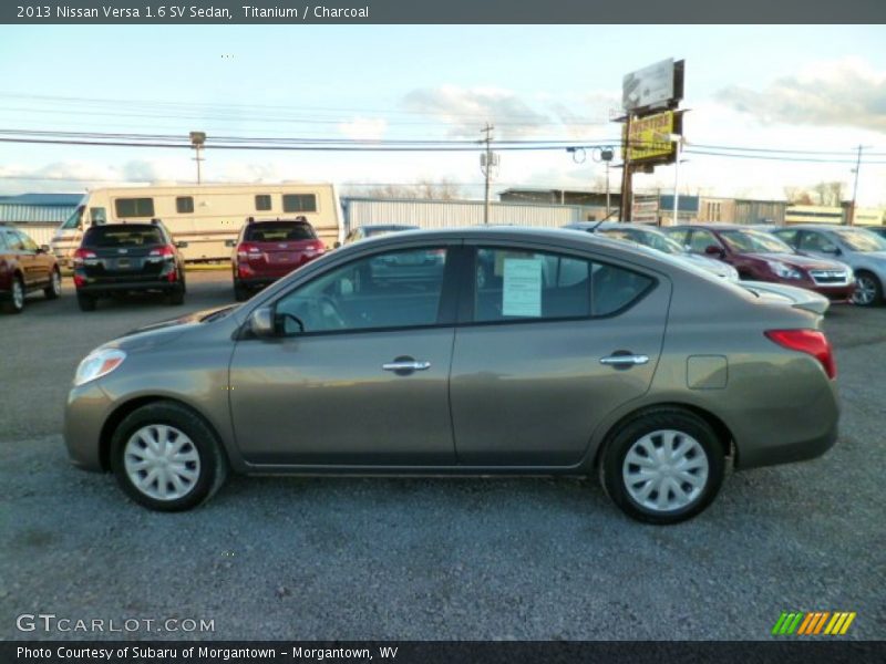 Titanium / Charcoal 2013 Nissan Versa 1.6 SV Sedan