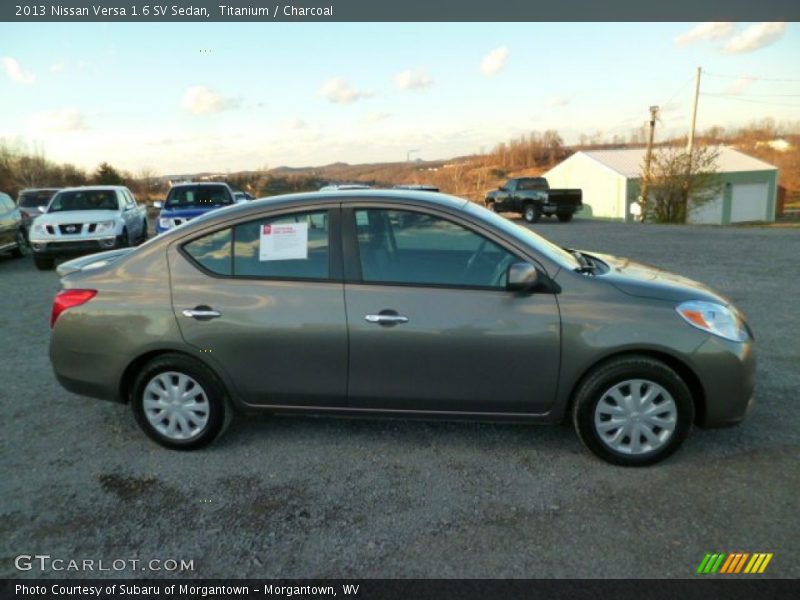 Titanium / Charcoal 2013 Nissan Versa 1.6 SV Sedan