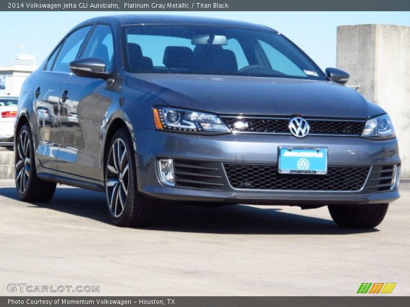 Platinum Gray Metallic / Titan Black 2014 Volkswagen Jetta GLI Autobahn