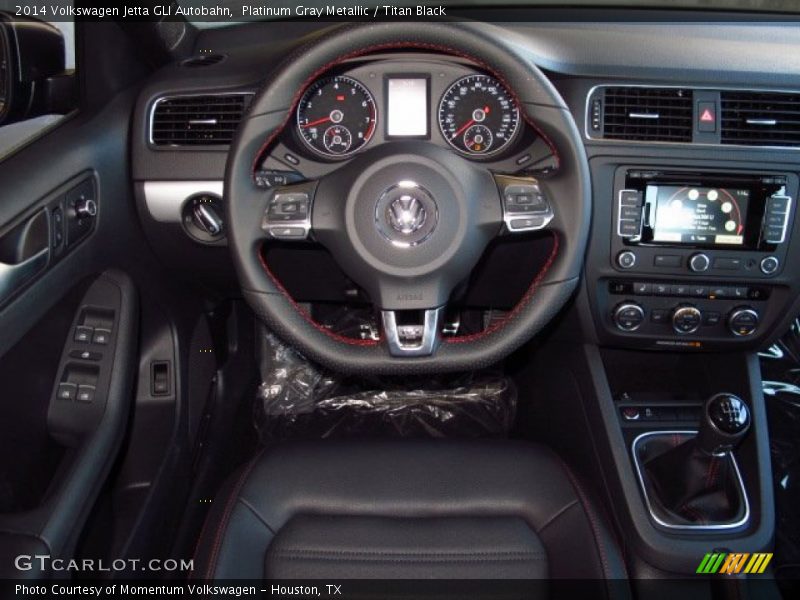Platinum Gray Metallic / Titan Black 2014 Volkswagen Jetta GLI Autobahn