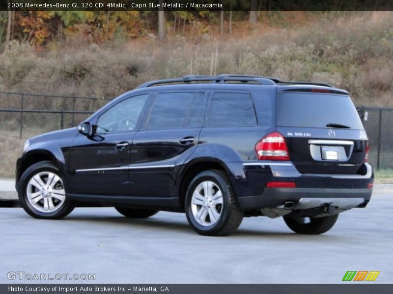 Capri Blue Metallic / Macadamia 2008 Mercedes-Benz GL 320 CDI 4Matic