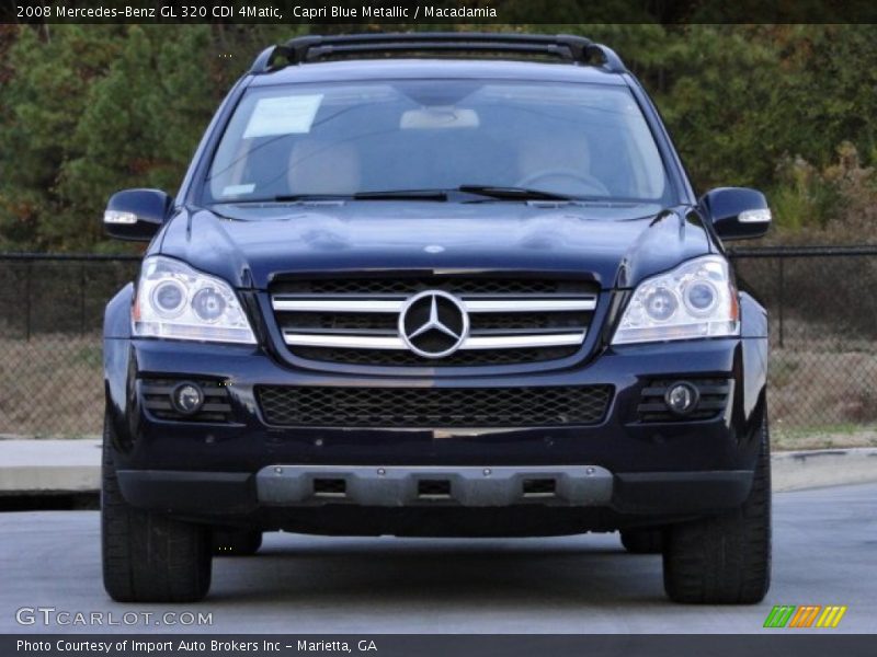 Capri Blue Metallic / Macadamia 2008 Mercedes-Benz GL 320 CDI 4Matic