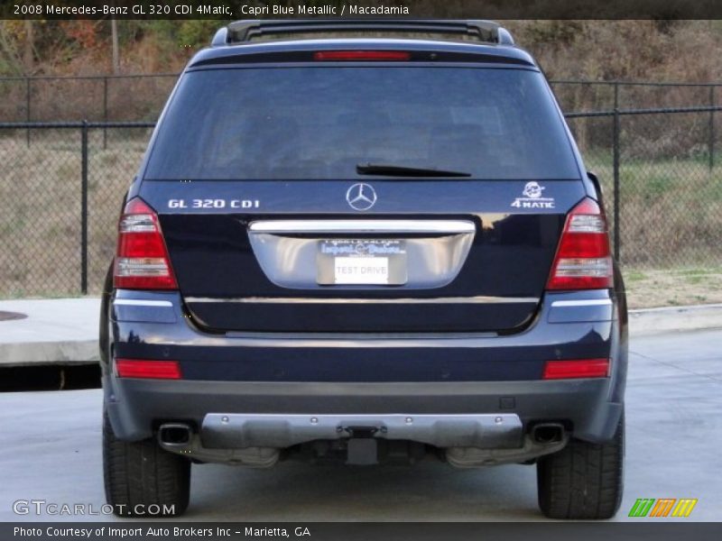 Capri Blue Metallic / Macadamia 2008 Mercedes-Benz GL 320 CDI 4Matic