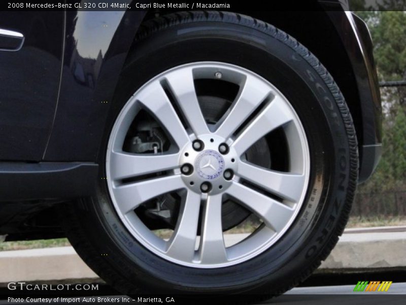 Capri Blue Metallic / Macadamia 2008 Mercedes-Benz GL 320 CDI 4Matic