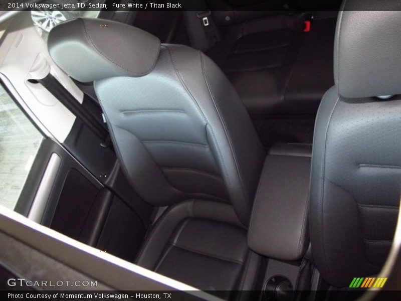 Pure White / Titan Black 2014 Volkswagen Jetta TDI Sedan