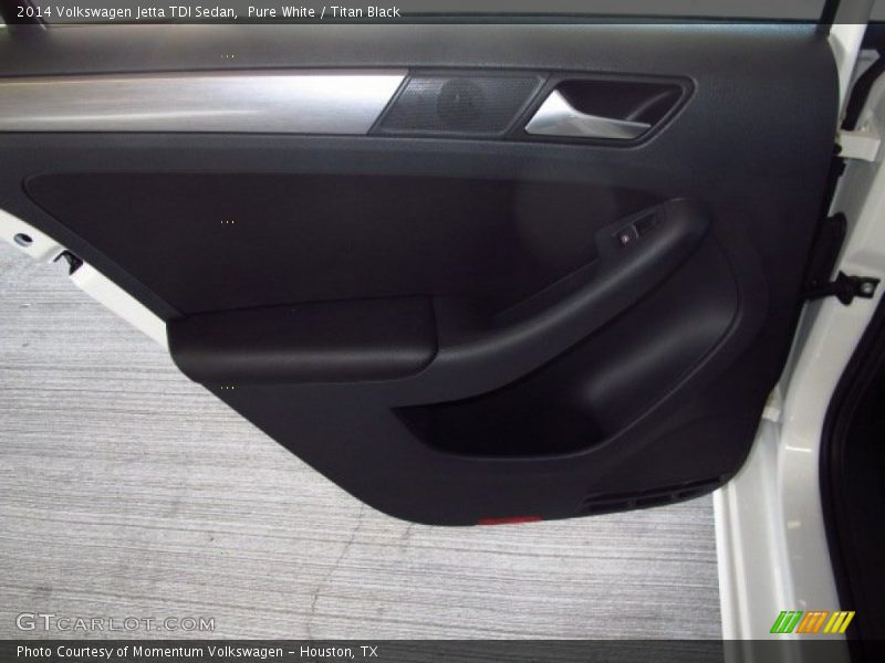 Pure White / Titan Black 2014 Volkswagen Jetta TDI Sedan
