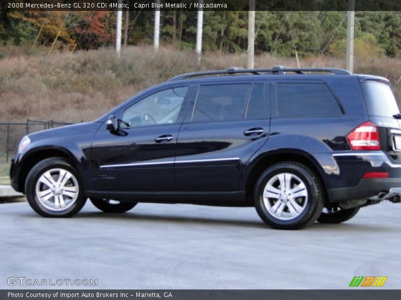 Capri Blue Metallic / Macadamia 2008 Mercedes-Benz GL 320 CDI 4Matic