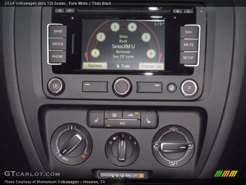 Pure White / Titan Black 2014 Volkswagen Jetta TDI Sedan
