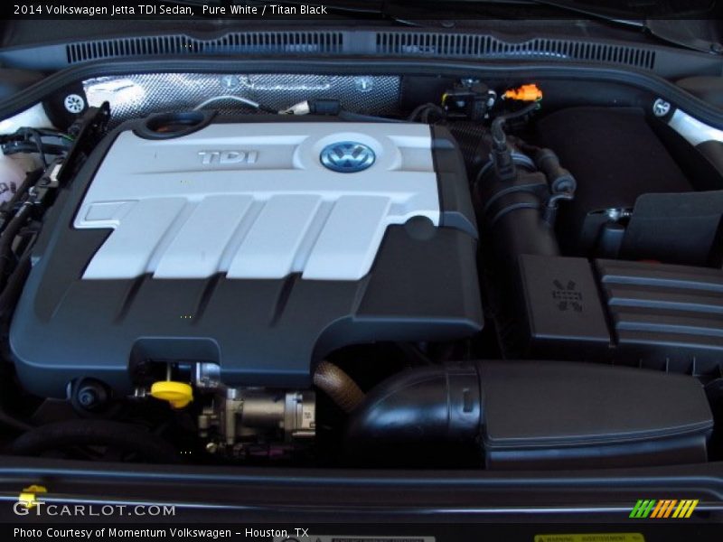 Pure White / Titan Black 2014 Volkswagen Jetta TDI Sedan