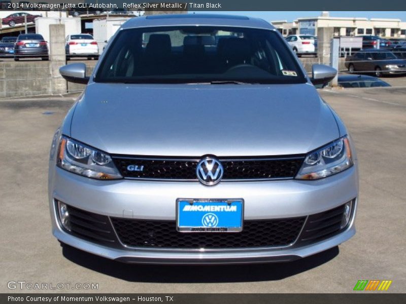 Reflex Silver Metallic / Titan Black 2014 Volkswagen Jetta GLI Autobahn