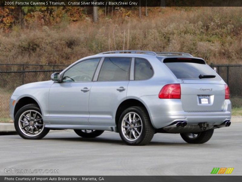 Crystal Silver Metallic / Black/Steel Grey 2006 Porsche Cayenne S Titanium