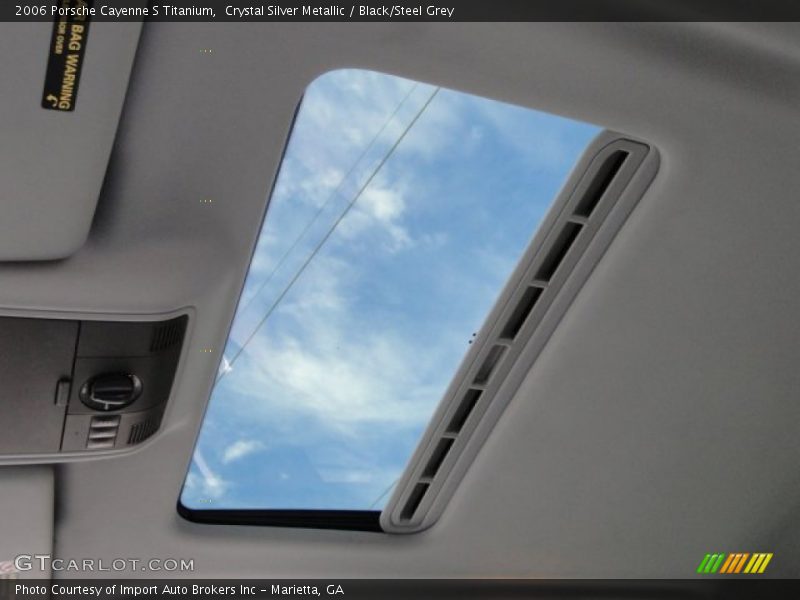 Crystal Silver Metallic / Black/Steel Grey 2006 Porsche Cayenne S Titanium