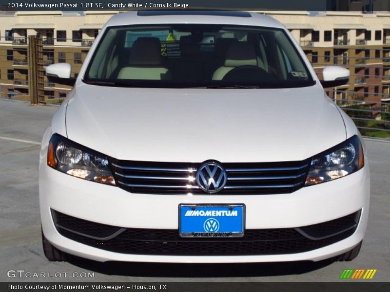 Candy White / Cornsilk Beige 2014 Volkswagen Passat 1.8T SE