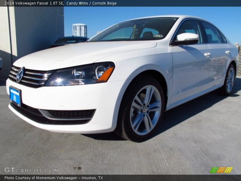 Candy White / Cornsilk Beige 2014 Volkswagen Passat 1.8T SE