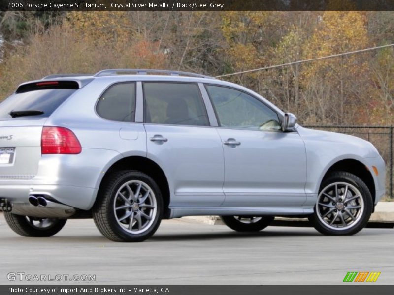Crystal Silver Metallic / Black/Steel Grey 2006 Porsche Cayenne S Titanium