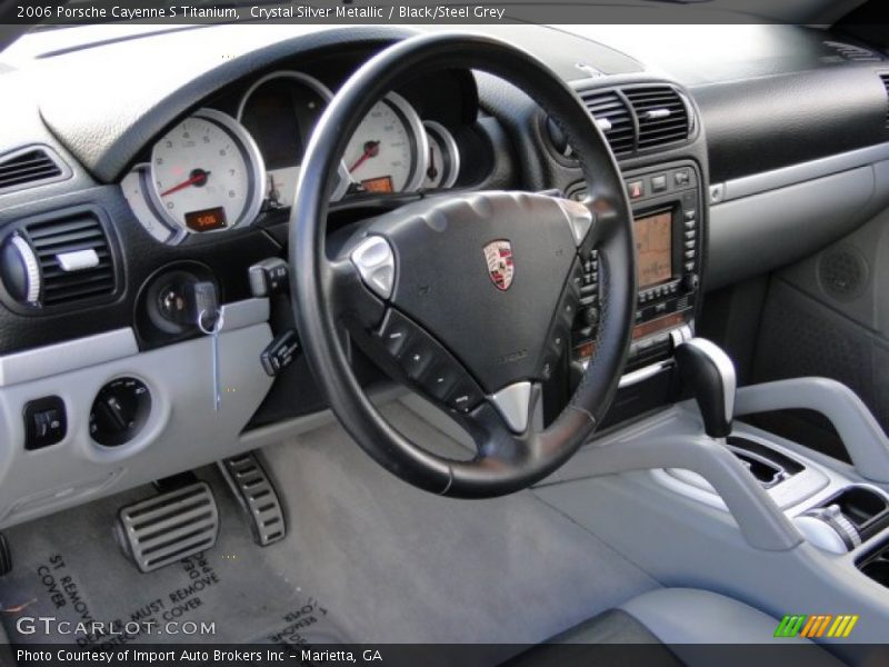  2006 Cayenne S Titanium Black/Steel Grey Interior