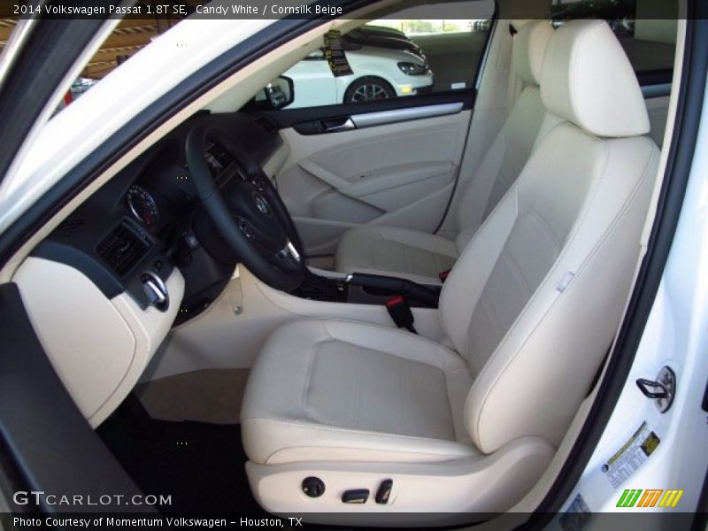 Candy White / Cornsilk Beige 2014 Volkswagen Passat 1.8T SE