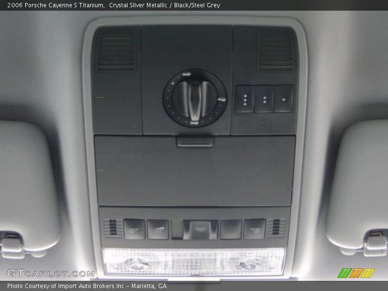 Crystal Silver Metallic / Black/Steel Grey 2006 Porsche Cayenne S Titanium