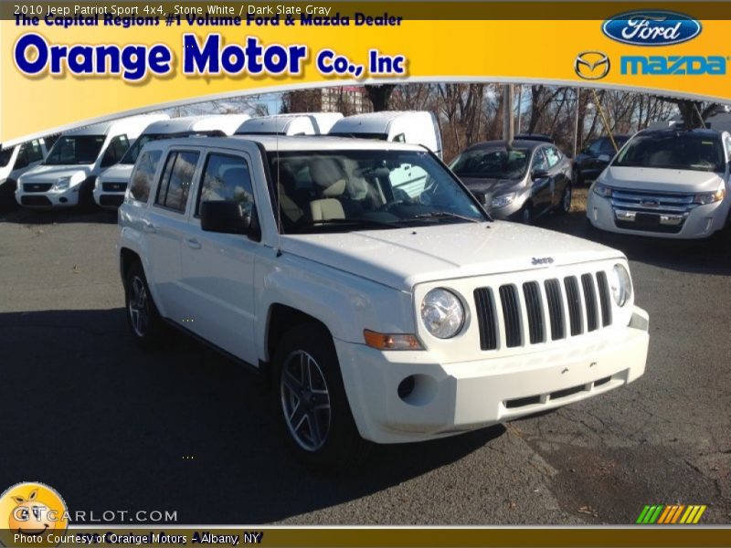 Stone White / Dark Slate Gray 2010 Jeep Patriot Sport 4x4