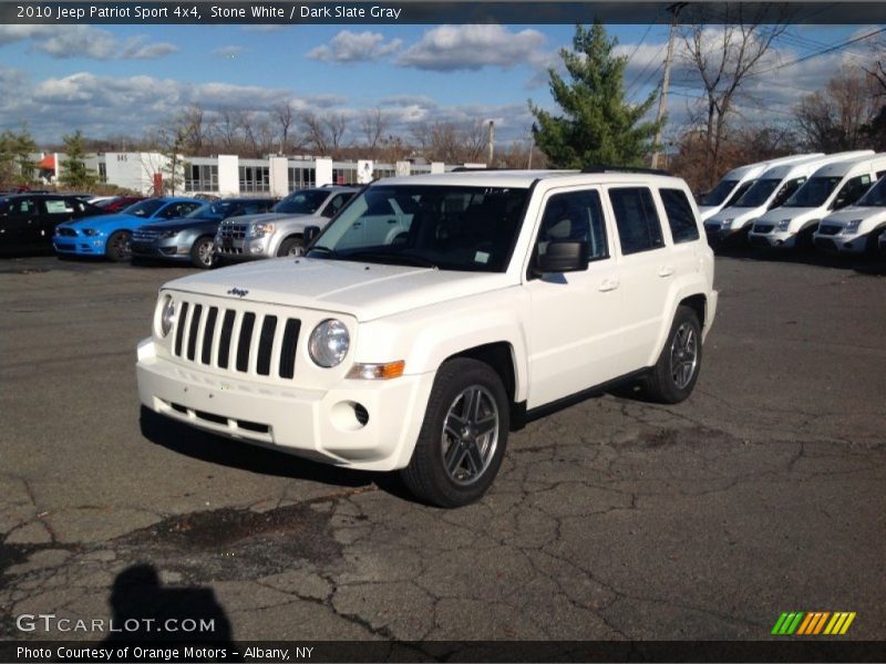 Stone White / Dark Slate Gray 2010 Jeep Patriot Sport 4x4