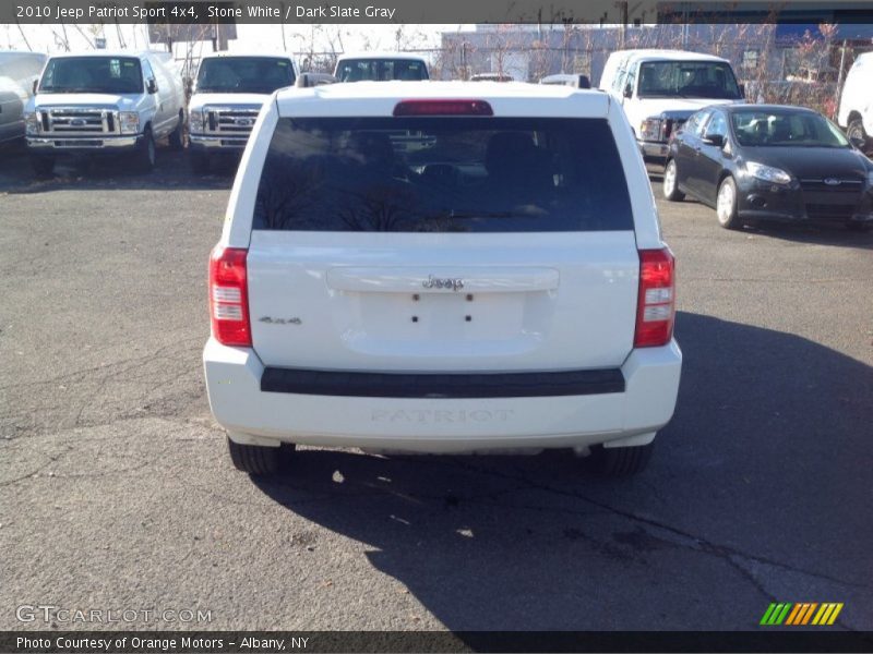Stone White / Dark Slate Gray 2010 Jeep Patriot Sport 4x4