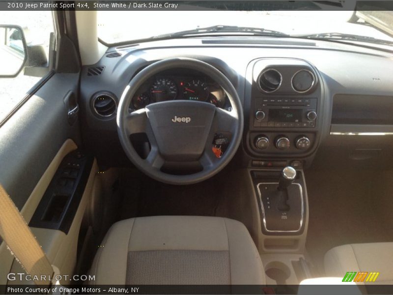 Stone White / Dark Slate Gray 2010 Jeep Patriot Sport 4x4