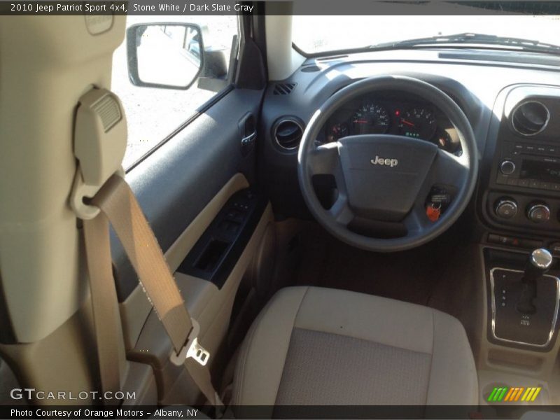 Stone White / Dark Slate Gray 2010 Jeep Patriot Sport 4x4