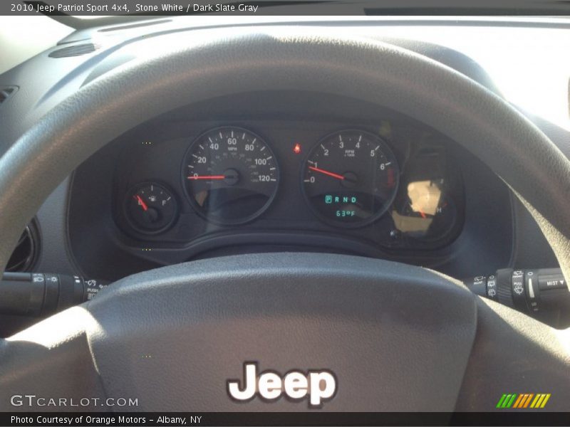 Stone White / Dark Slate Gray 2010 Jeep Patriot Sport 4x4