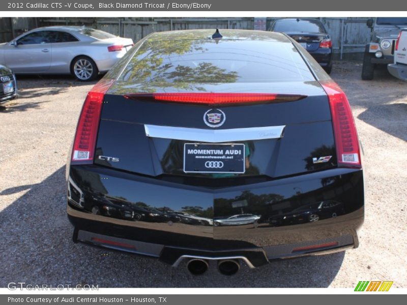 Black Diamond Tricoat / Ebony/Ebony 2012 Cadillac CTS -V Coupe