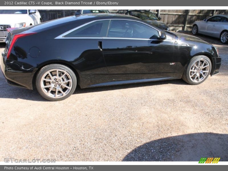 Black Diamond Tricoat / Ebony/Ebony 2012 Cadillac CTS -V Coupe