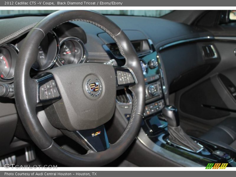 Black Diamond Tricoat / Ebony/Ebony 2012 Cadillac CTS -V Coupe