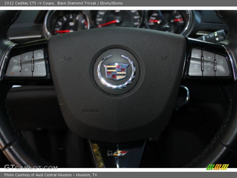 Black Diamond Tricoat / Ebony/Ebony 2012 Cadillac CTS -V Coupe