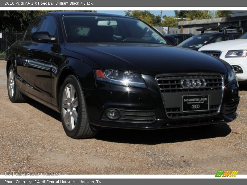 Brilliant Black / Black 2010 Audi A4 2.0T Sedan
