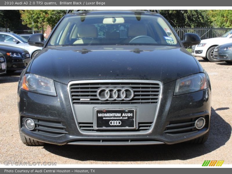 Brilliant Black / Luxor Beige 2010 Audi A3 2.0 TFSI quattro