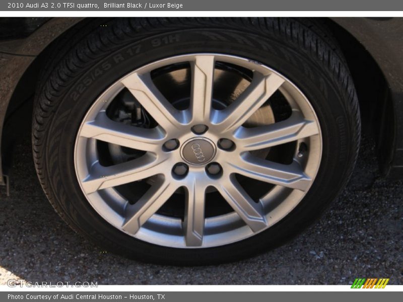 Brilliant Black / Luxor Beige 2010 Audi A3 2.0 TFSI quattro