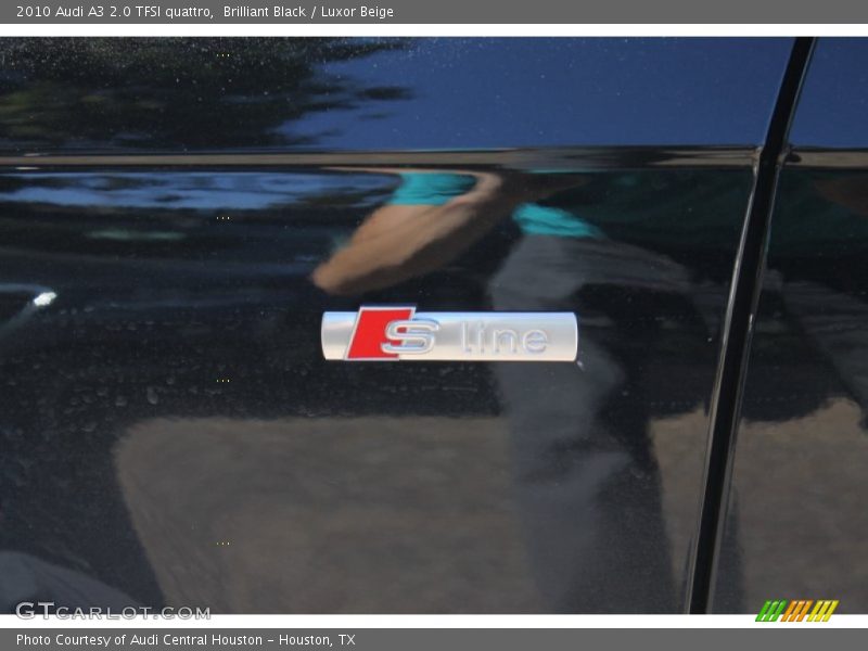 Brilliant Black / Luxor Beige 2010 Audi A3 2.0 TFSI quattro