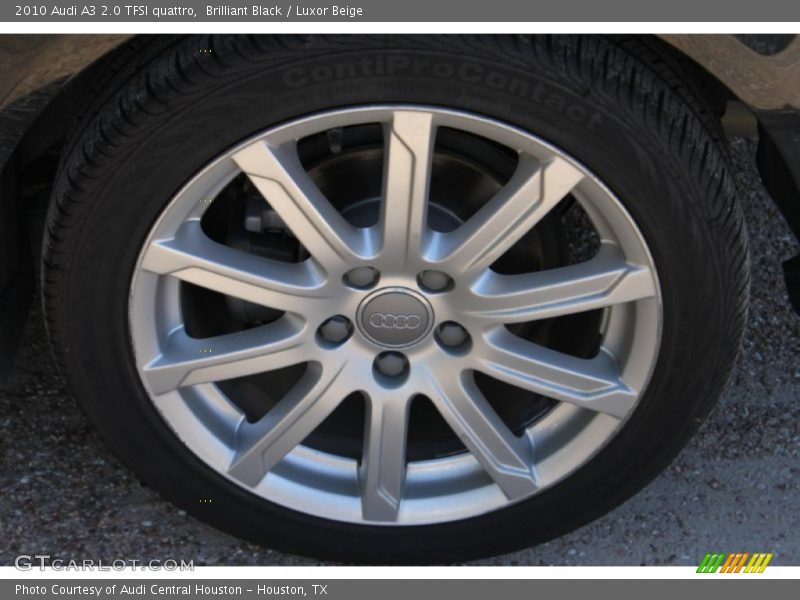 Brilliant Black / Luxor Beige 2010 Audi A3 2.0 TFSI quattro